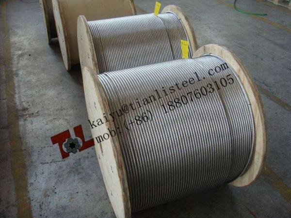 Buy 1.4401 1x19 6mm Stainless Steel Wire Rope Net Weight 180 kgs per 1000m at wholesale prices