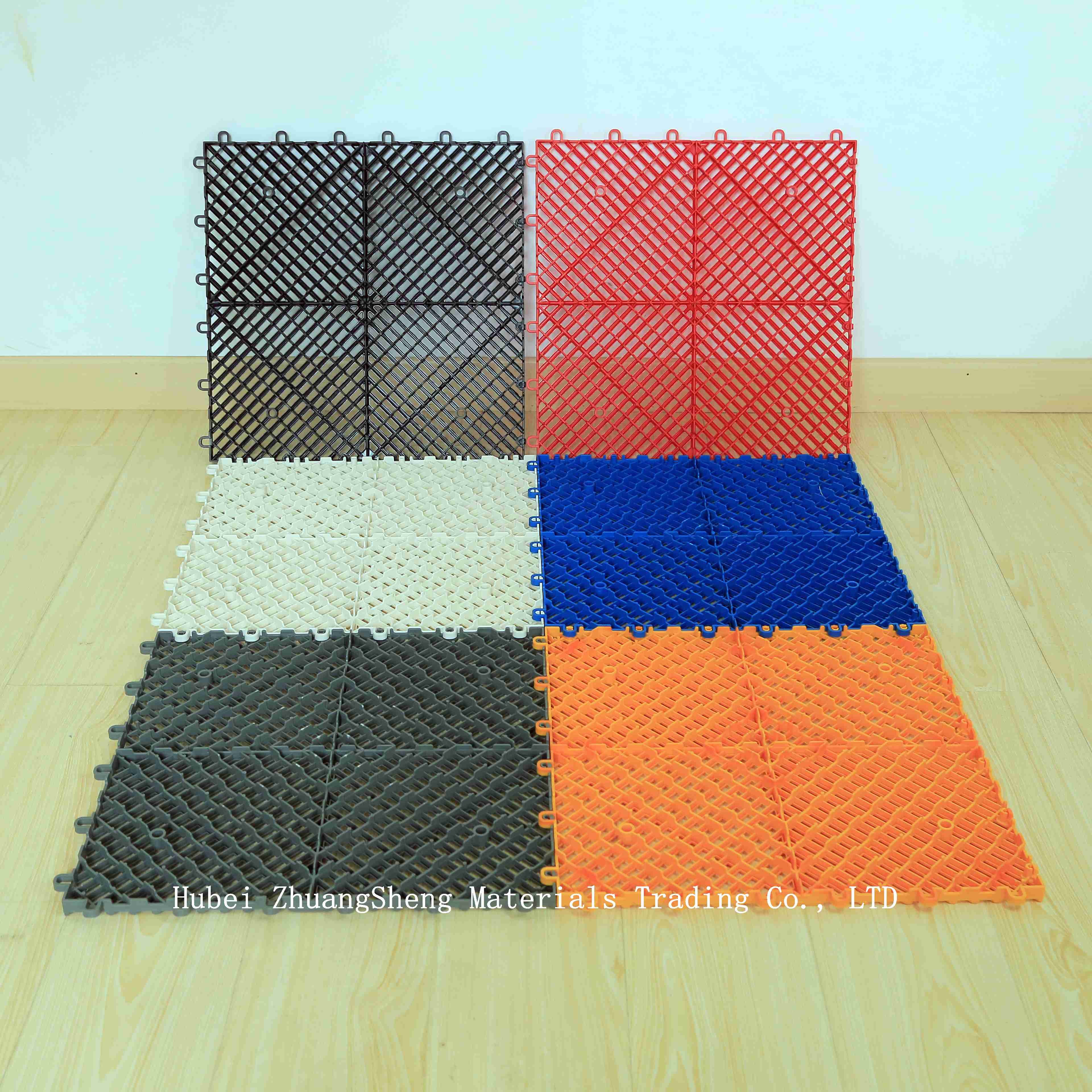 1.8mm Plastic Permeable Floor / Car Wash Grille Floor / Corrugated Plastic Floor Protection Sheets Board
