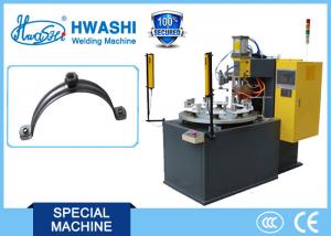 China Steel Pipe Clamp / Pipe Hold Welding Machine, CNC Spot Welding Machine With Rotary Table on sale