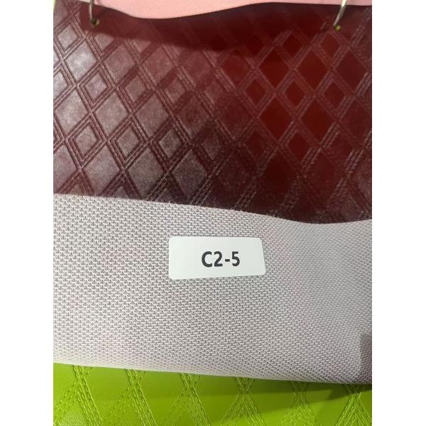 Artifical Vinyl Pvc Coated Fabric Plain Style For Interiors Sofa
