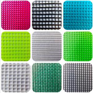 China NFPA701 Glossy 0.45mm PVC Mesh Outdoor Tarpaulin Fabric 1000Dx1000D on sale