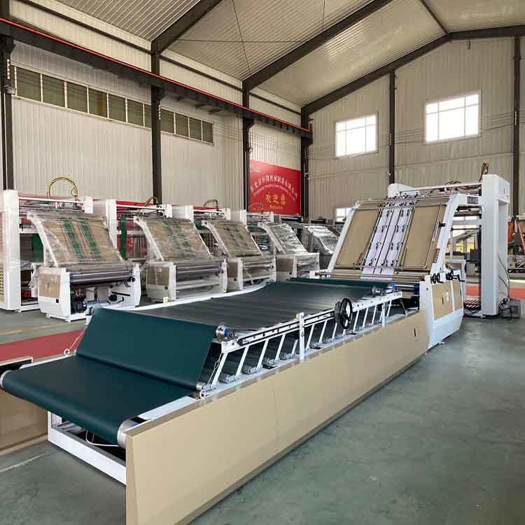 Hl1300 Touch Screen Flute Laminator High Speed Full Automatic