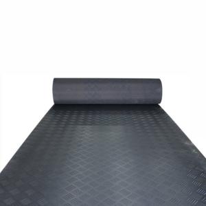 China Premium Anti Slip Checker Plate Design With Additional Tear Strength Stall Mattress Rubber Mat Roll on sale