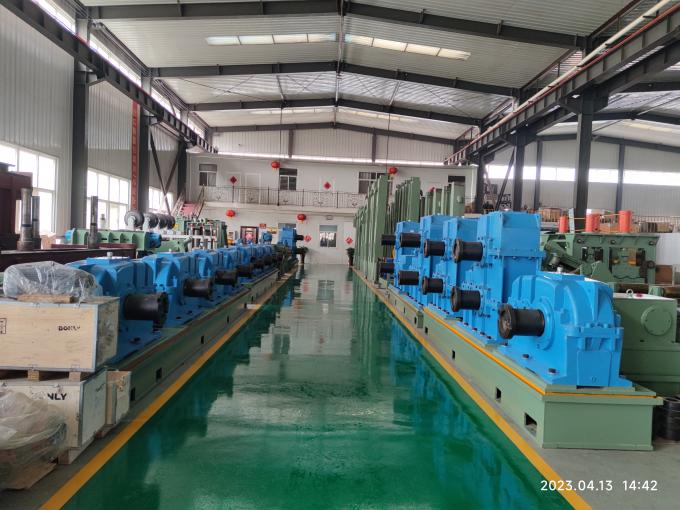 Manual Or Automatically 60X60Mm  Square Tube Mill  Steel Welded Pipe Production Line 1