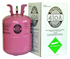 Mixed refrigerant gas R410a as substitute for R22