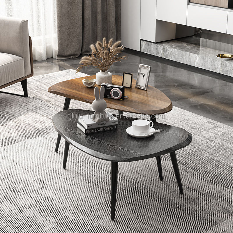 Nordic Modern Wooden Coffee Table for Small Living Room Furniture Functional and Durable