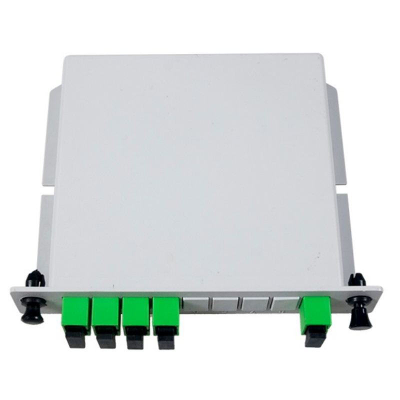 FTTH Fiber Optic Equipment 1x4 1x8 1x16 1X32 SC APC UPC G657A PLC Splitter with Connector