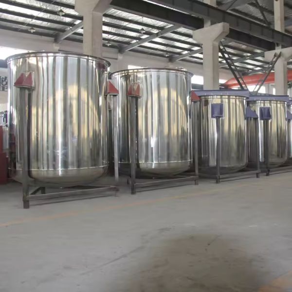 Custom Reaction Vessels High-Quality 500L Storage Tanks SS304/SS316L Stainless Steel Storage Tanks/Containers Stainless Steel Reactors Chemical