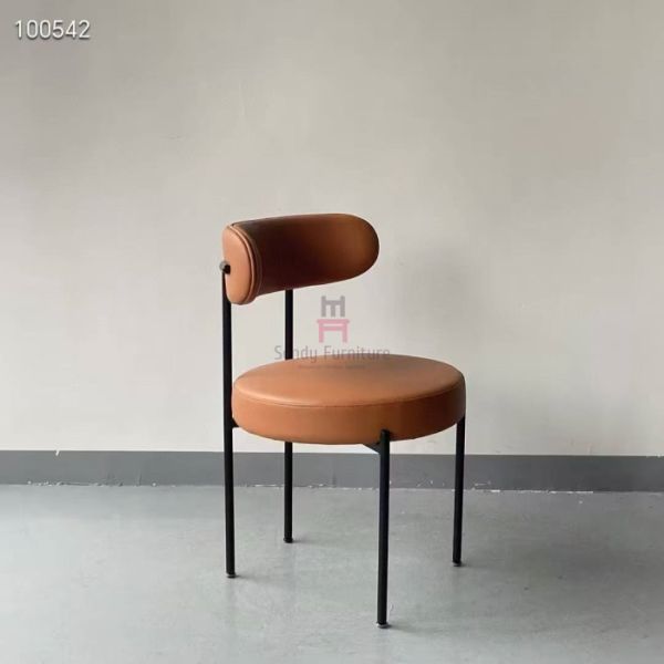 IM-215 Metal Restaurant Chair | Customizable Upholstered Dining Chair