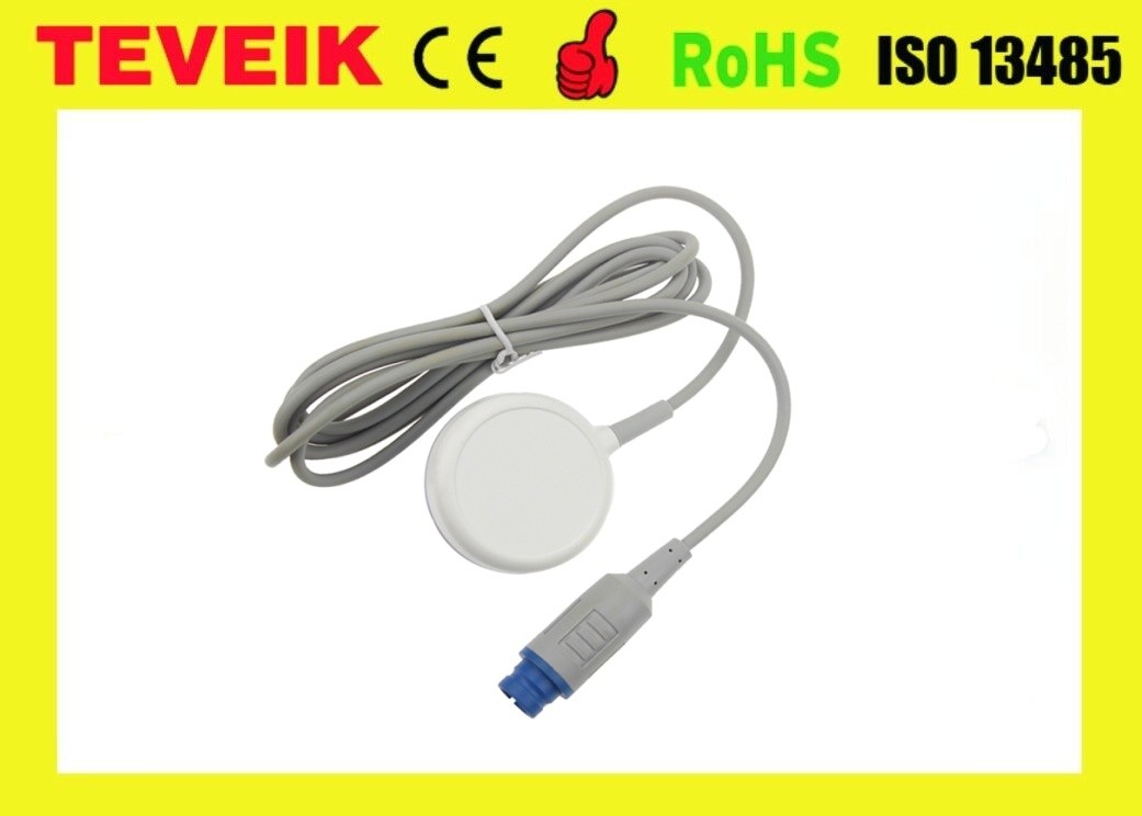 Teveik Original New Bistos BT-350 Round 6pin US Fetal Transducer Compatible With BT- 350 Fetal Monitor