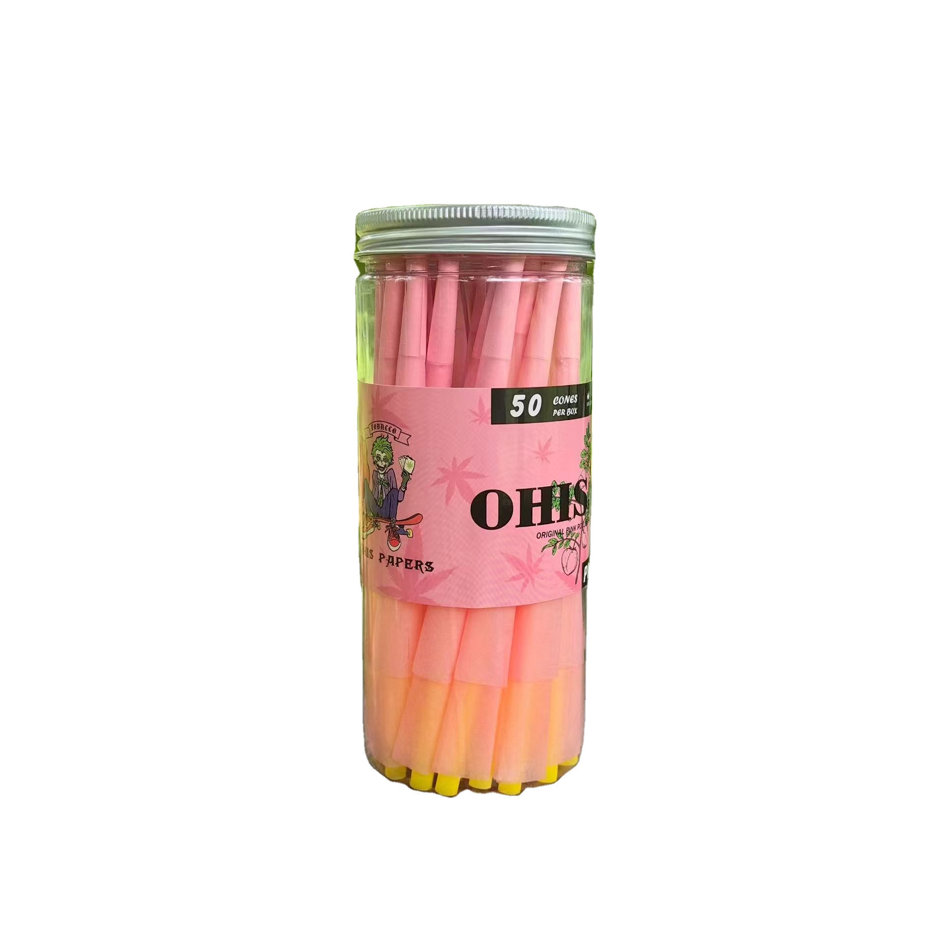 Paper Board Pre Rolled Smoking Cones Stamping Printing Coated Paper