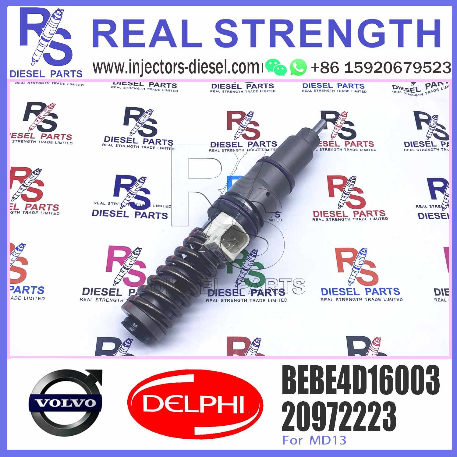 High Performance Diesel Fuel Injector 20972223 Electric Control Injector BEBE4D16003 BEBE4D08003 For V-O-L-V MD13