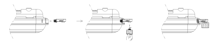 12Vdc PIR Casambi network dimmable sensor for LED Batten, with 12m max mounting height