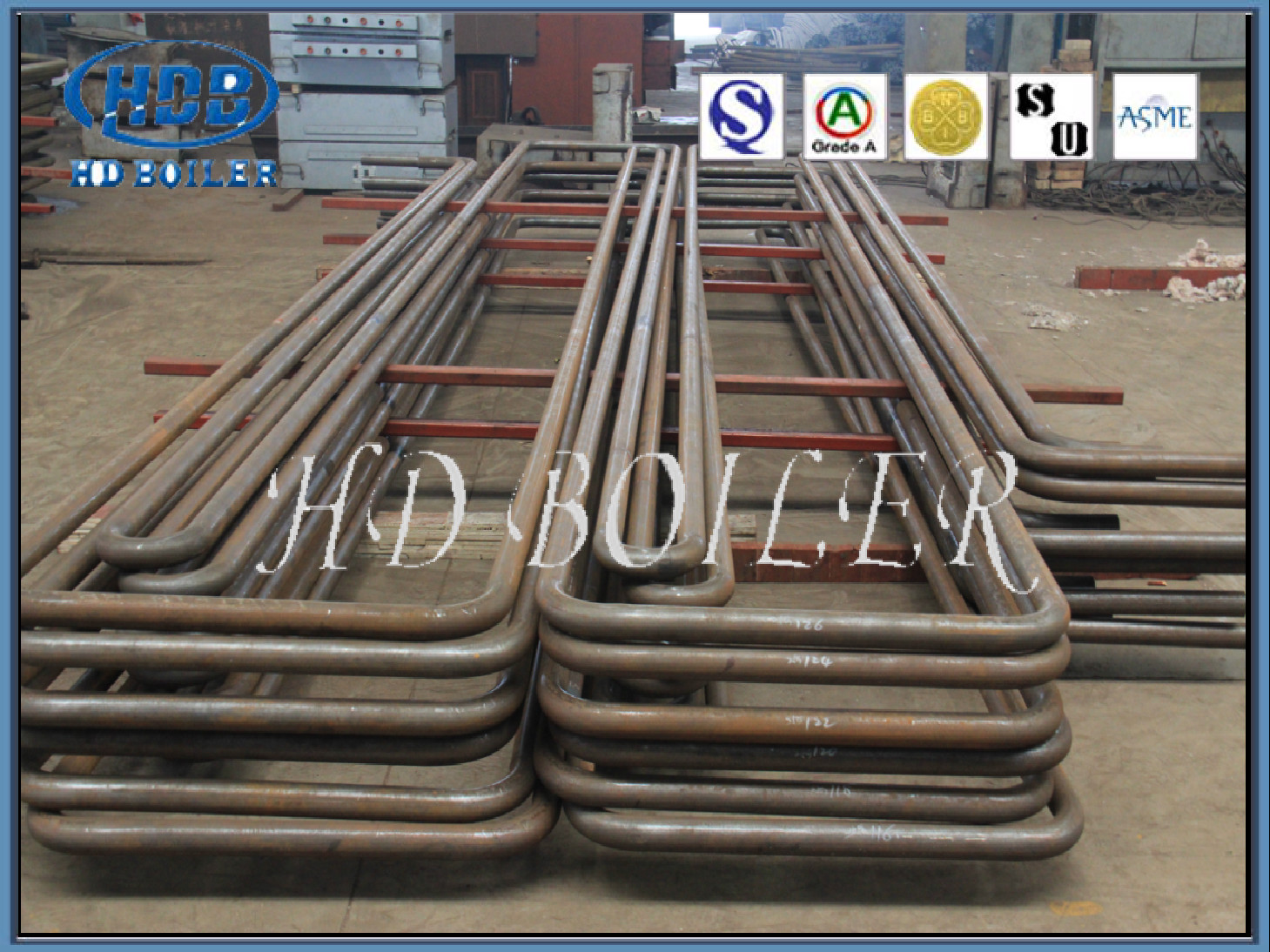 Carbon / Stainless Steel Boiler Economizer For Power Plant Heat Exchanger