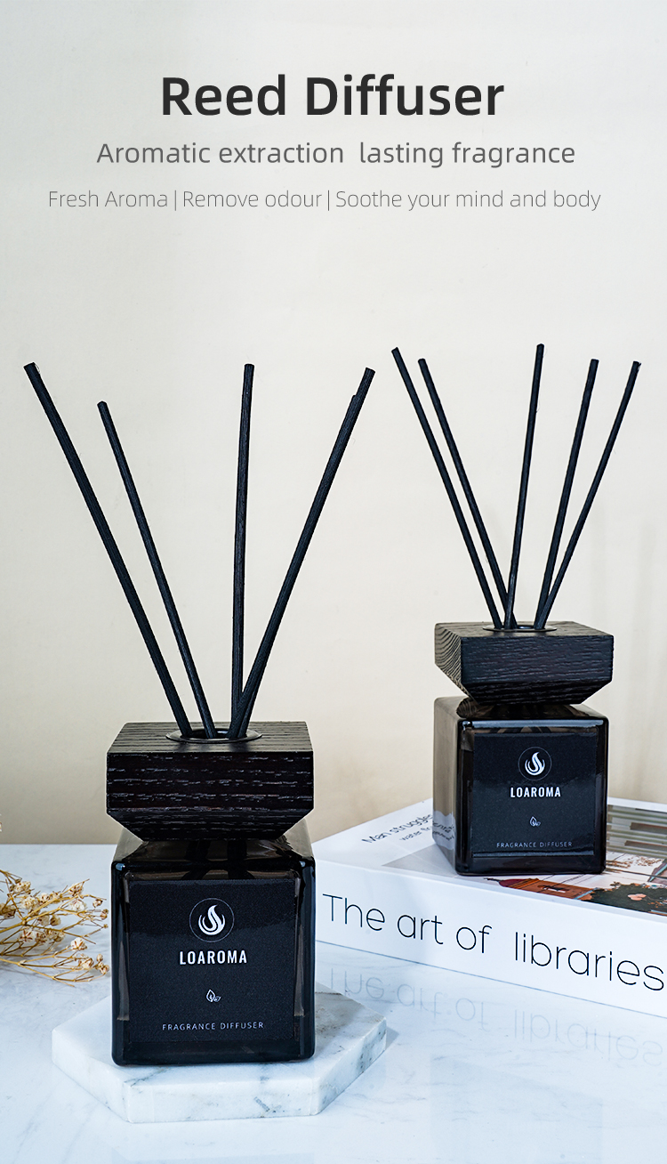 Custom Logo Home Fragrance Empty Reed Diffuser Bottles For Decoration