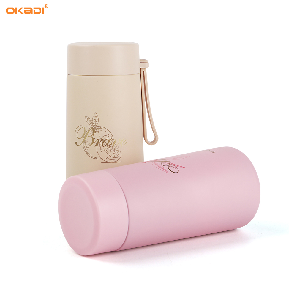 Cute Style 260ml Stainless Steel Vacuum Flask Thermos Water Bottle Insulated Leisure Cup