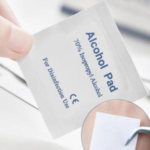 Quality ESD Safe Materials 70% Alcohol Pads Disinfection Disposable for sale