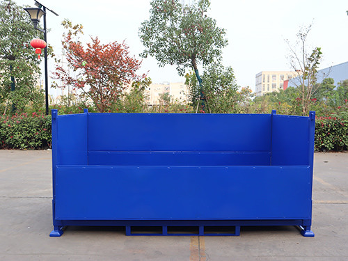 Customized Stacking Steel Cage Made Of Q235 Material For Efficient Inventory Management