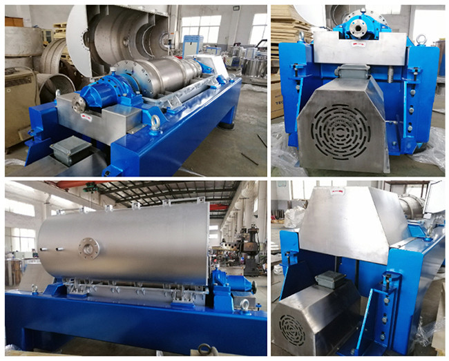 Horizontal Titanium Solid Bowl Decanter Centrifuge For CaClO2