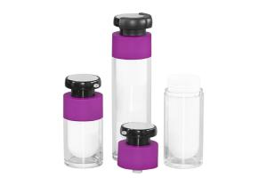 Quality 15ml/30ml/50ml AS Airless Lotion Bottle Skin Care Packaging Customized Surface with additional plug UKA80 for sale