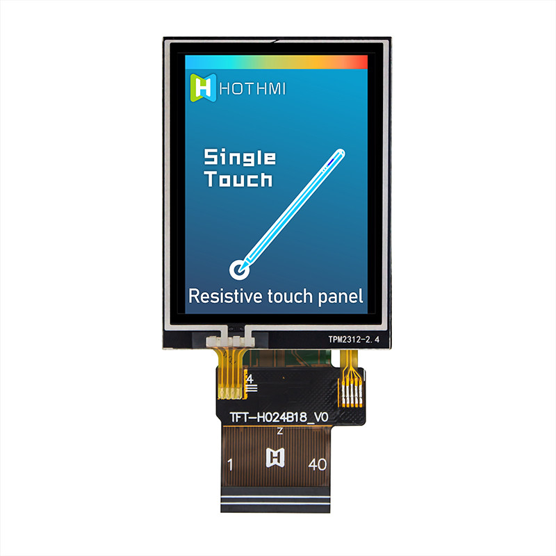 2.4 Inch IPS 240x320 TFT Display Panel ST7789V Sunlight Readable With Resistive Touch Panel