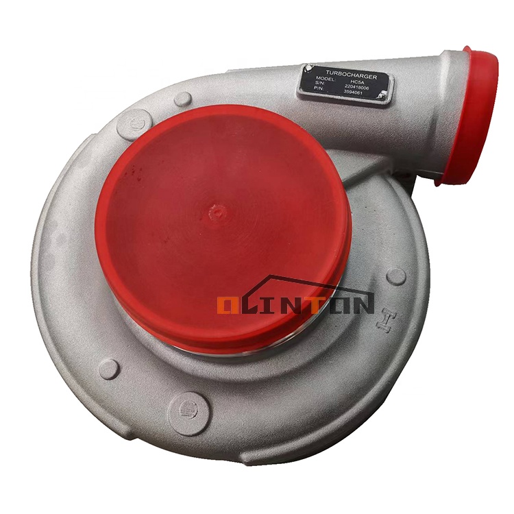 HC5A Excavator Turbocharger For K19 Engine 3594060 3594061 3801847 Top Notch