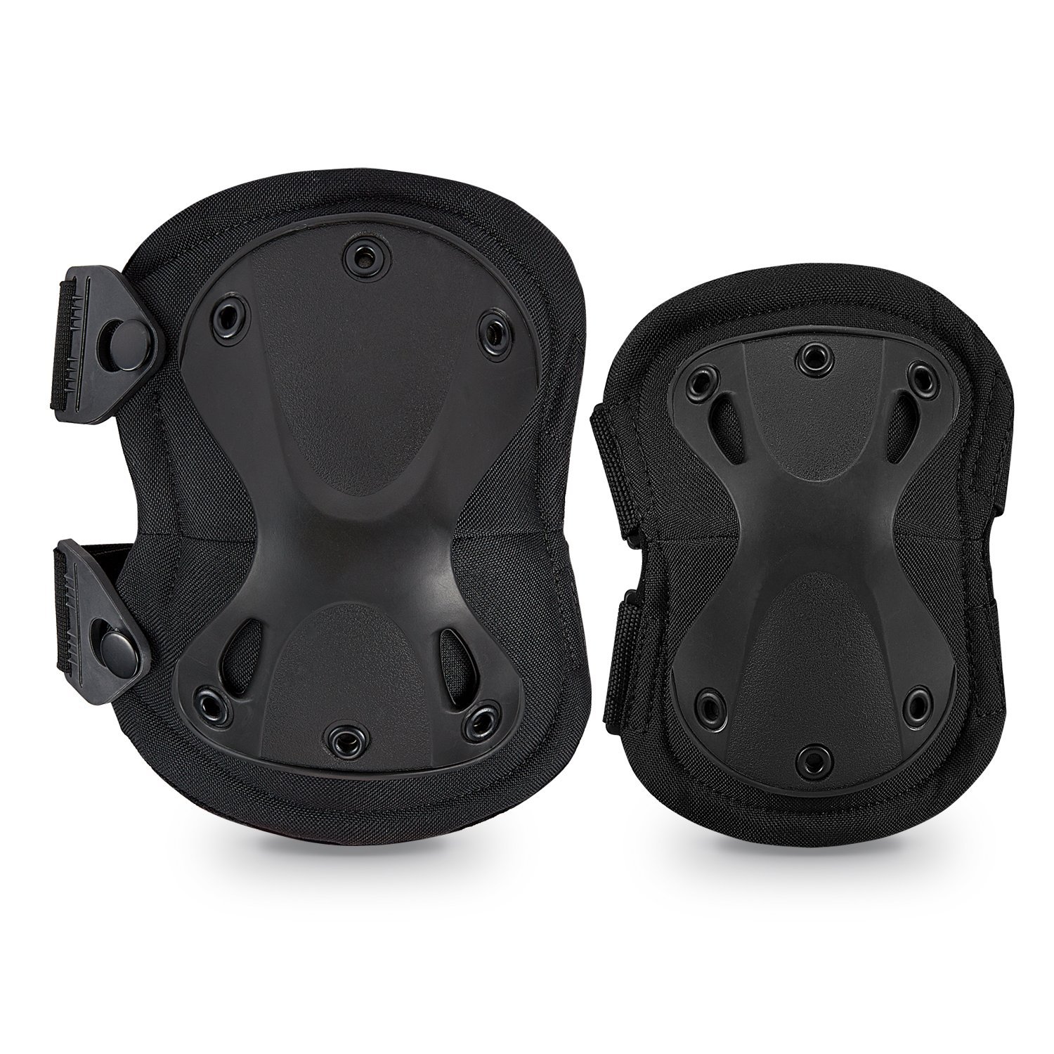 Customized Logo Black Knee Elbow Pads for and Durable Protection