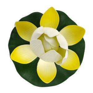 Quality Yellow Floating Water Lotus Light for sale