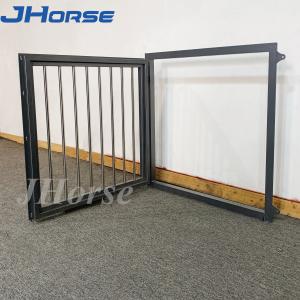 Quality Steel Prefab Bamboo Infill Horse Stall Horse Barn Door Hinged Windows Customized for sale