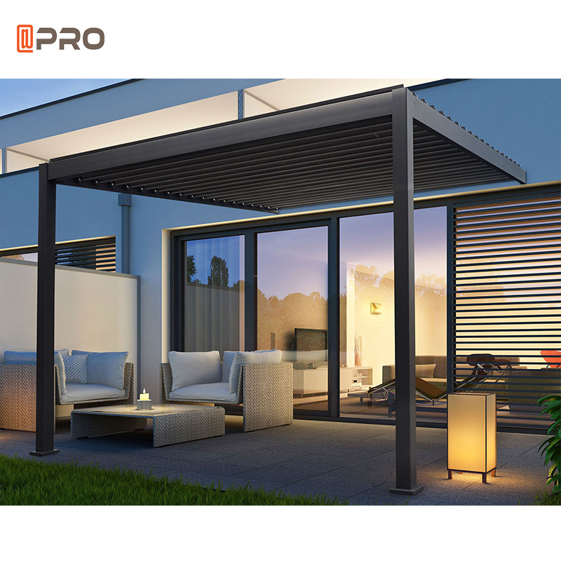Garden Canopy Waterproof Bioclimatic Pergola Metal Aluminum Awning