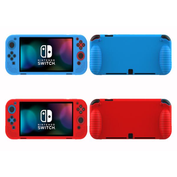 Protective HOXC Skintouch Silicone Protective Case For Nintendo Switch OLED Console, Ergonomic Silicone Protector Cover Grip For NS Pro
