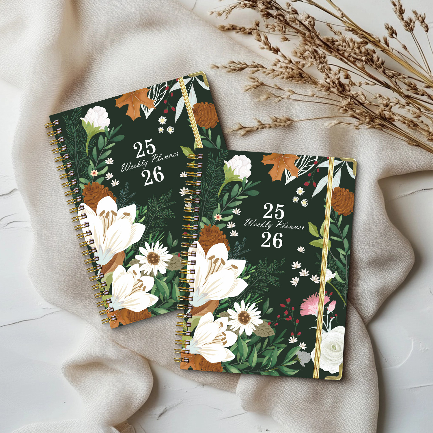 Customized Colour and High Durability Spiral Hardcover Notebook Personalization Option Customized As You Like