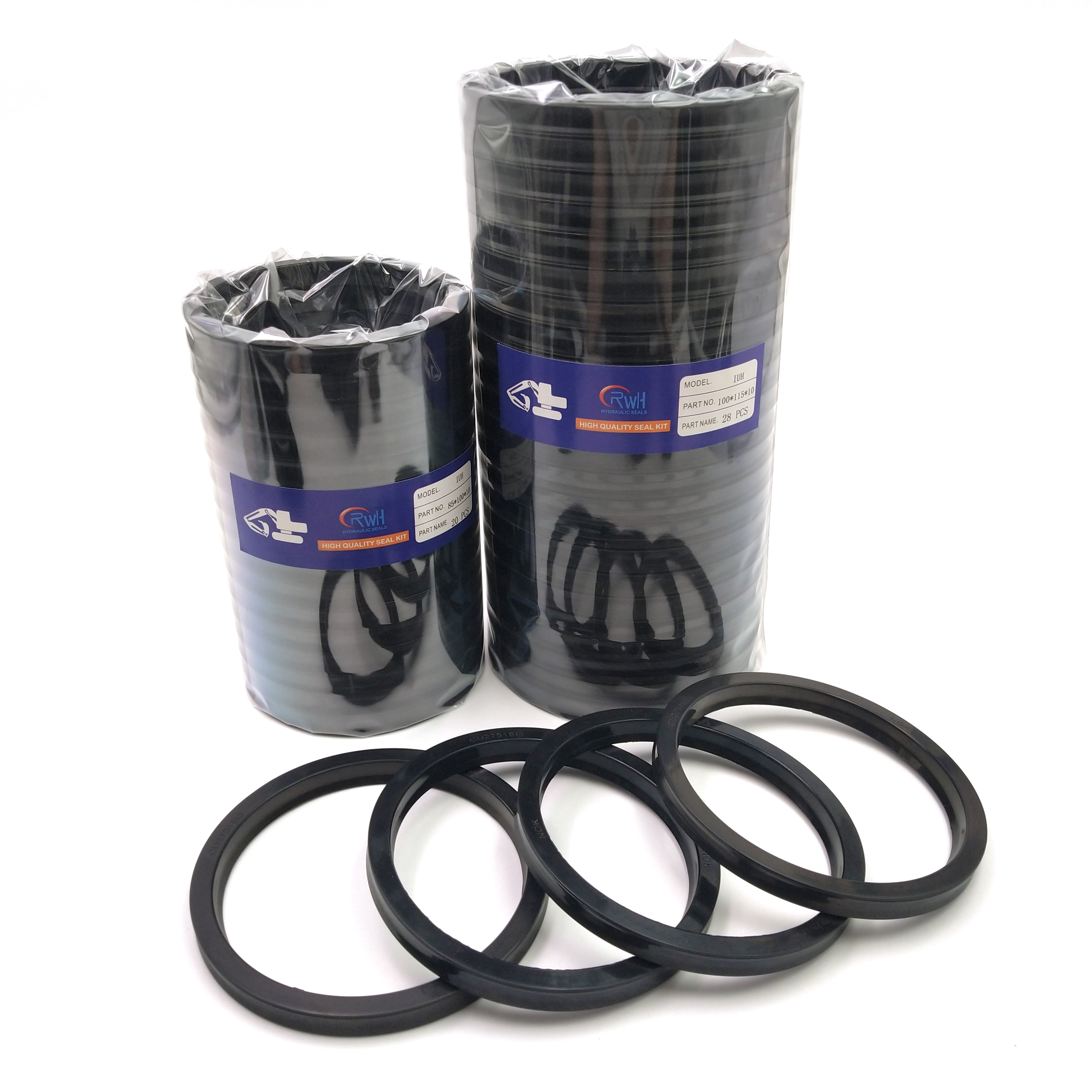 Polyurethane U Type Hydraulic Rod Seal IUH Black For Mechanical