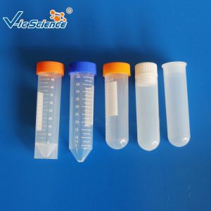 Professional Lab Consumables 50ml Flat Bottom Plastic Centrifuge Tube