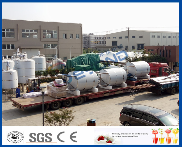 5000LPH UHT Milk Processing Equipments , Aspetic Bottle Packing Milk Production Line