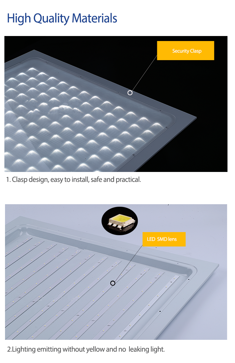 595X595mm 3D 96W 120W 140W Aluminum Lighting Panel LED Panel Light