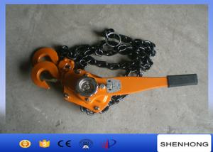 China Cable Pulling Tools Hand Chain Hoist / 3 Ton Level Chain Hoist Block on sale
