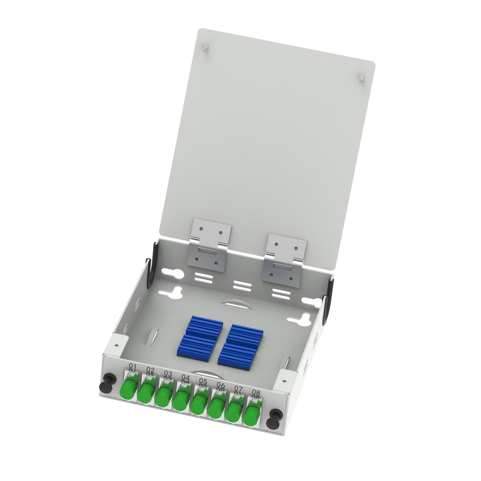 FTTH Network Fiber Optic Distribution Type 8 Cores FC APC FTTH Terminal Box for FTTX