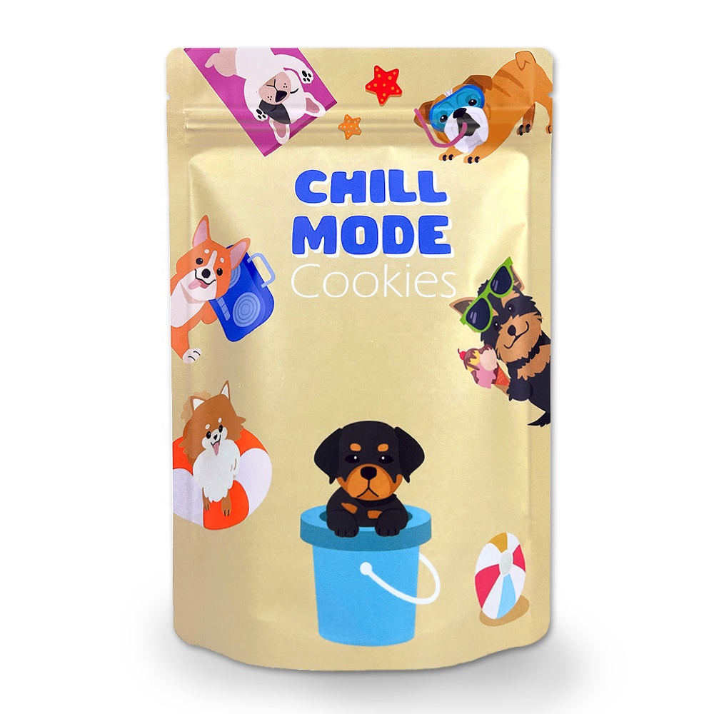Disposable Packaging Custom Full Printing Mylar Stand Up Pouch With Zipper