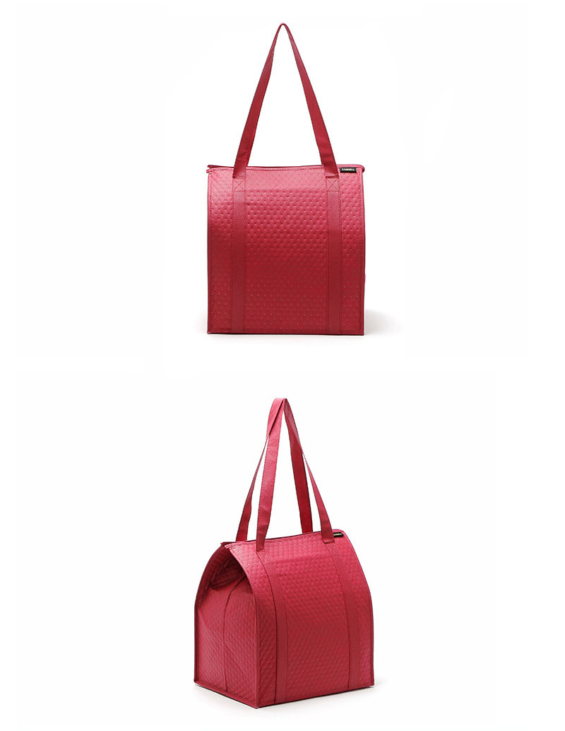 Reusable Oxford H35Cm Thermal Carry Cooler Bag For Lunch