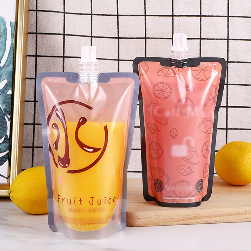 Customized Biodegradable Spout Pouch Refill For Clear Water Liquid Beverage
