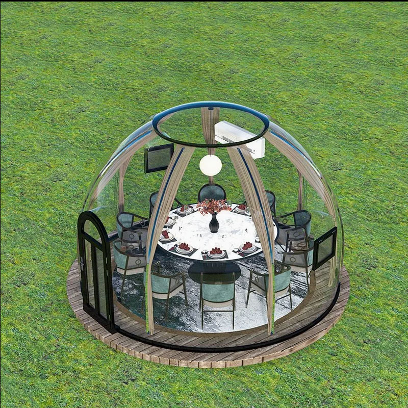 House Transparent Camping Hotel Prefabricated Dome for Camping Bubble House