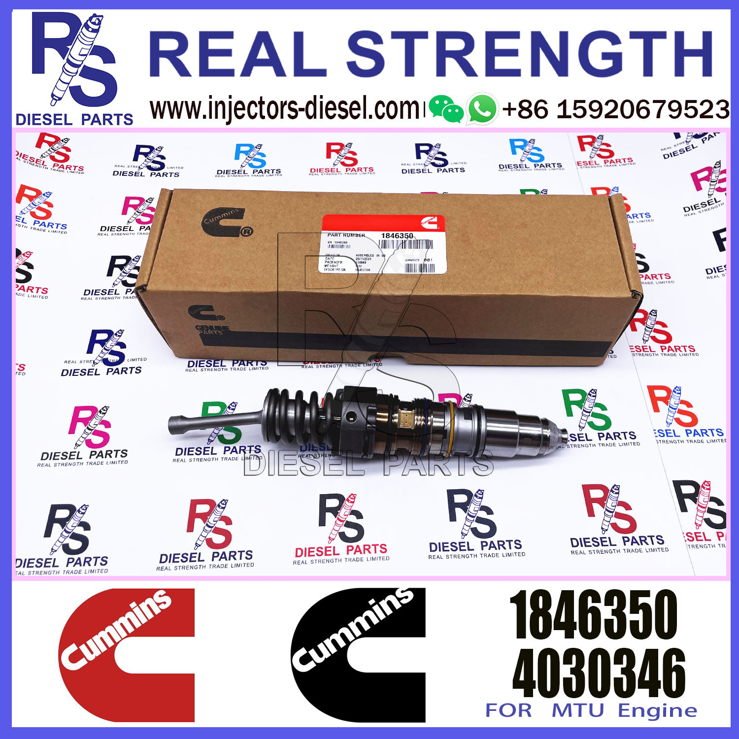 1846350 579262 1529790 574860 Brand New Original Diesel Fuel Injector for Engine