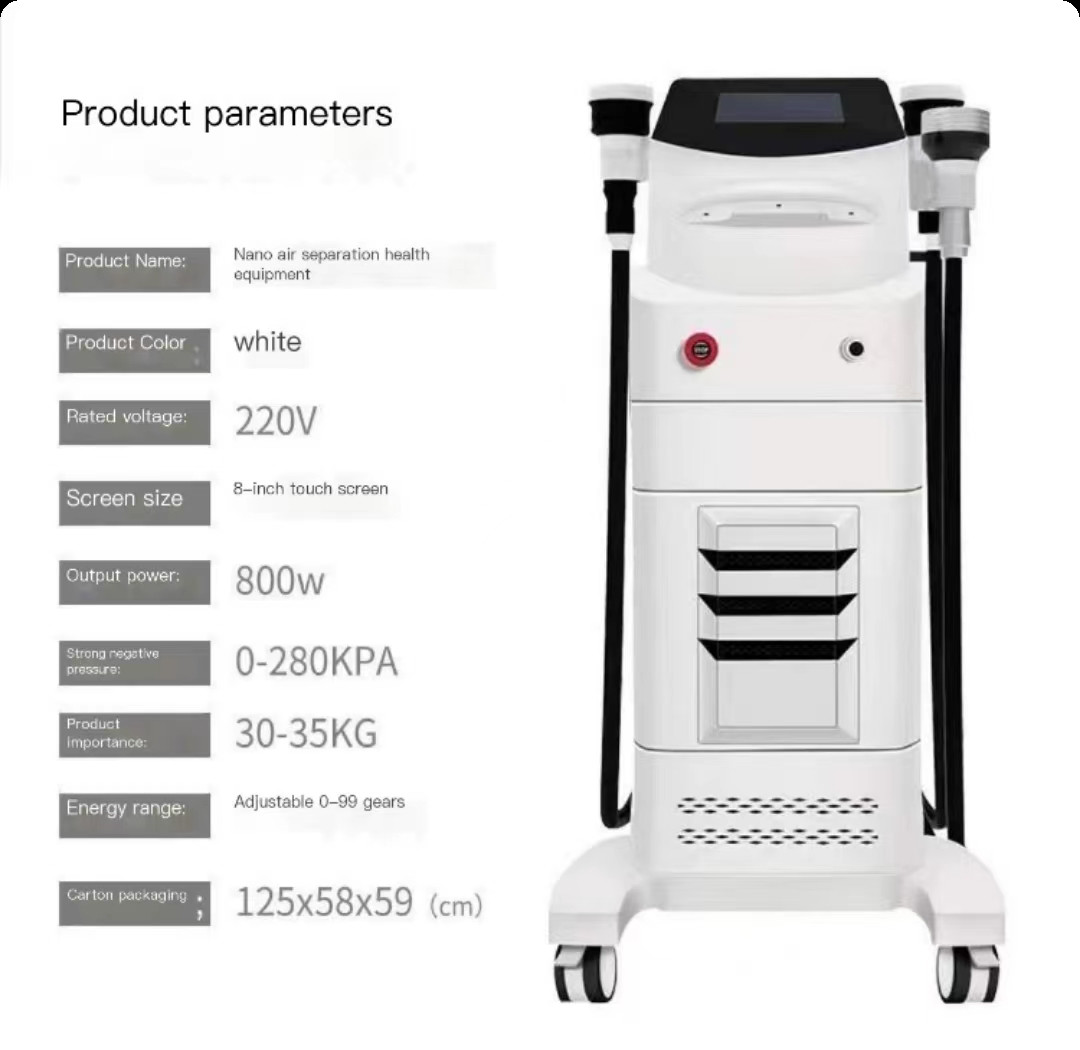 360 Rotation Vacuum Cavitation Machine Fat Burning RF Slimming Device