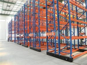 Multi Level Movable Shelving System , Heavy Duty Mobile Racking System