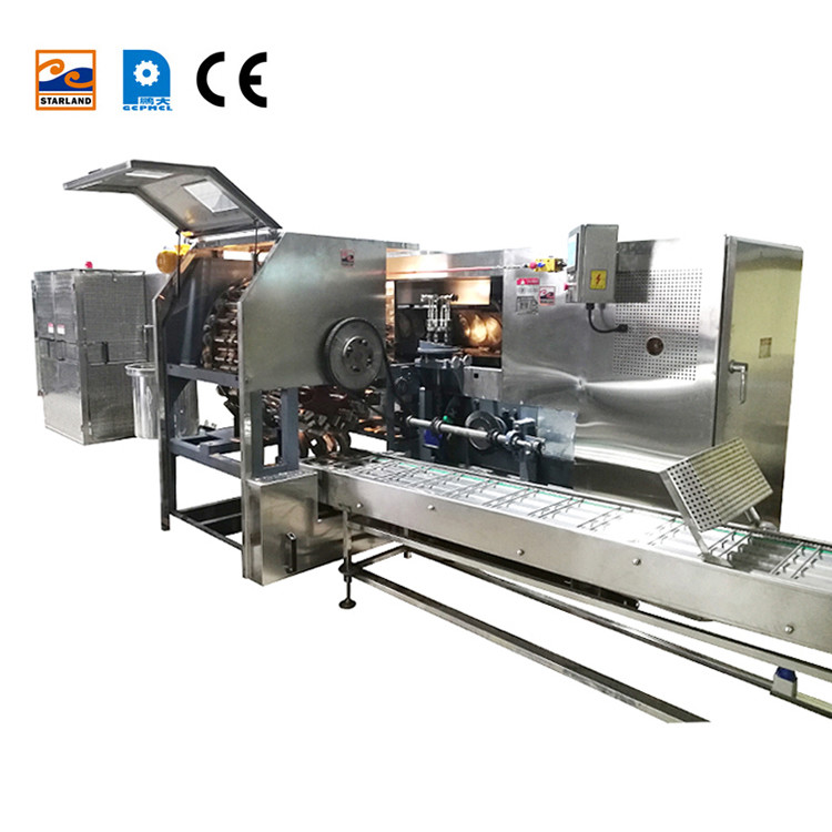 Fully Auto Multifunction Sugar Cone Production Line 89 Cast Iron Baking Templates
