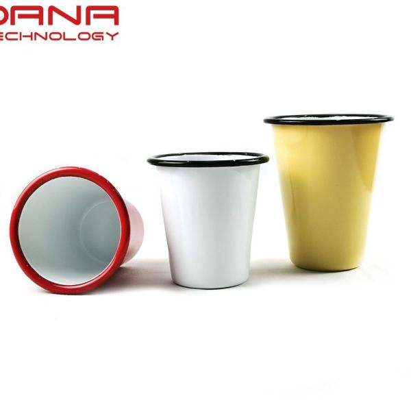 Hygienic Iron Metal Steel Custom Color Cups Coffee Tea Travel Mug Tumbler