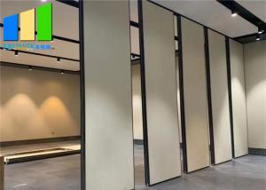 Quality Modern Acoustic Movable MDF Wood Folding Partition Walls For Restaurant Room for sale