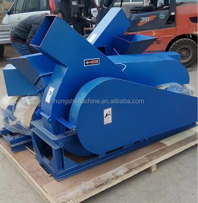 Tree Log Wood Crusher Biomass Pellet Machine High Capacity