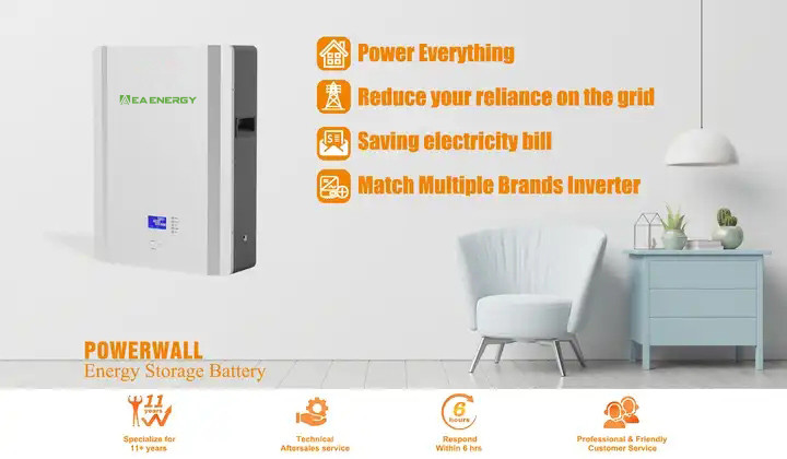 48V 102Ah Home Battery Storage System 5Kw Wall Mount Battery